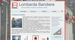 Desktop Screenshot of lombardabandiere.it